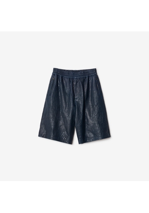 Burberry Leather Shorts