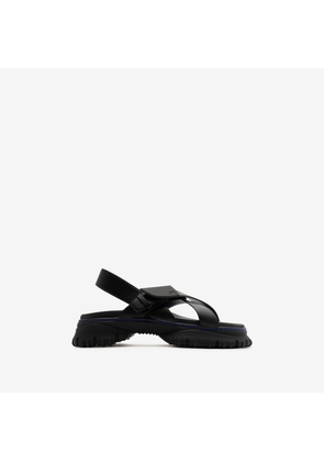 Burberry Leather Pebble Sandals