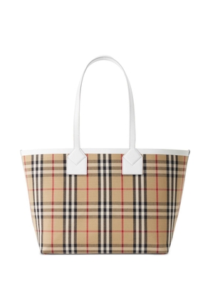 Burberry Vintage Check pattern tote bag - Brown