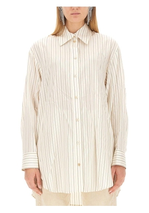Isabel Marant Long Sleeved Striped Buttoned Shirt