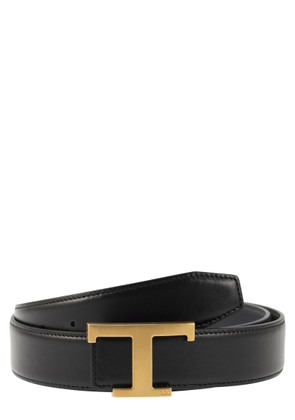 Tod's Timeless Reversible T Leather Belt