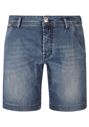 Jacob Cohen Button Denim Shorts
