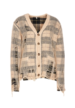 R13 Relaxed Overlay Cardigan