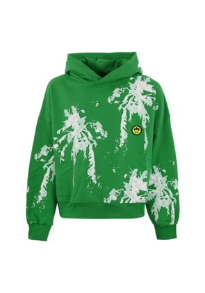 Barrow Cotton Sweatshirt With 3D Palms Print