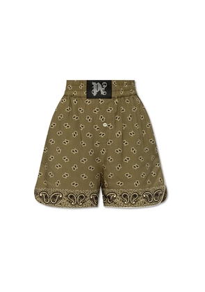 Palm Angels Shorts With Paisley Motif