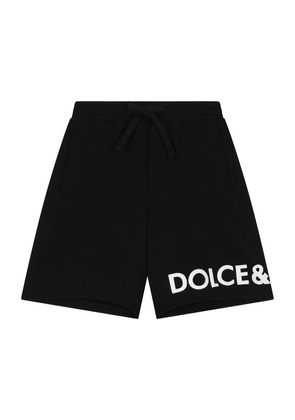 Dolce & Gabbana Kids Cotton Logo Shorts (2-6 Years)