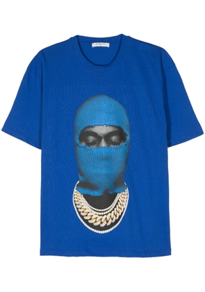Ih Nom Uh Nit Blue Cotton T-Shirt