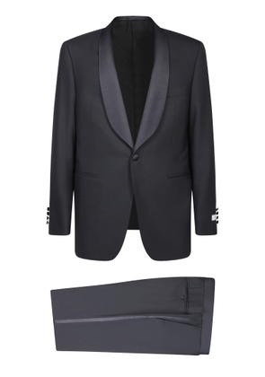 Canali Single-Breasted Armored Black Smoking