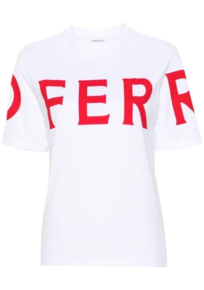 Ferragamo Logo Printed Crewneck T-Shirt