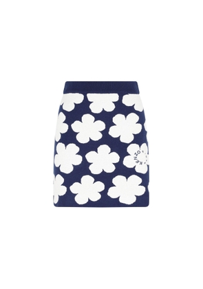 Kenzo Floral Patterned Mini Skirt