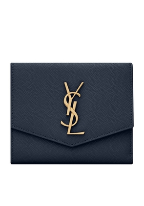 Saint Laurent Small Leather Uptown Wallet