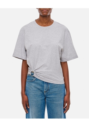 Paco Rabanne Cropped Cotton T-Shirt