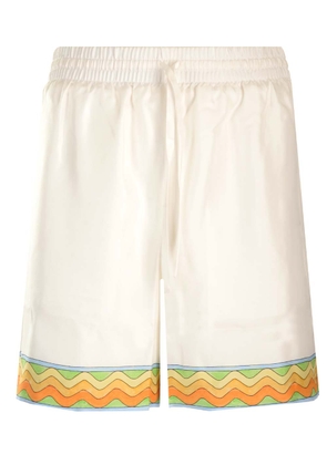Casablanca Silk Bermuda Shorts