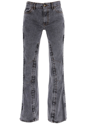 Y/project Hook-And-Eye Flared Jeans
