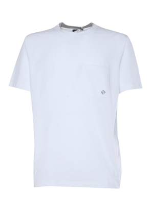 Peserico White T-Shirt With Pocket