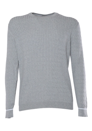 Peserico Gray Tricot Sweater