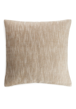 Cotton Blend Cushion Cover 50 x 50 cm - Beige