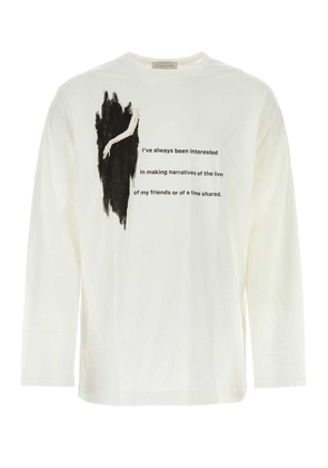 Yohji Yamamoto Graphic-Printed Long-Sleeved T-Shirt