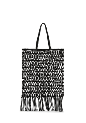Fabiana Filippi Shoulder Bag In Fabric With Fringes