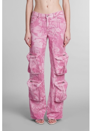 Blumarine Jeans In Rose-Pink Cotton
