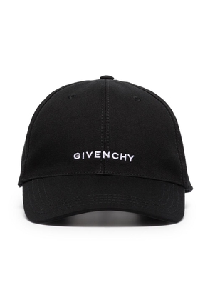 Givenchy 4G Baseball Hat In Black Serge