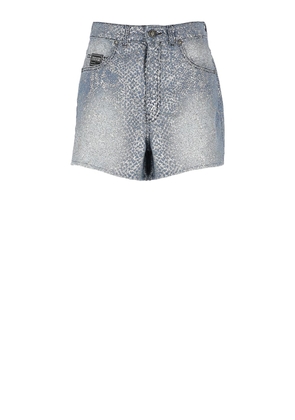 Versace Jeans Couture Shorts With Glitter