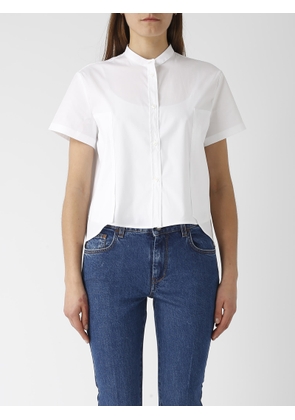 Fay Shirt M/c Rounded And Cut Shirt