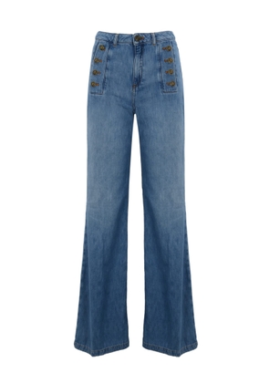 Twinset Flared Jeans With Buttons