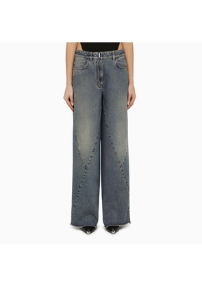 Givenchy Loose Blue Washed Jeans