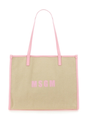 Msgm Tote Bag With Logo