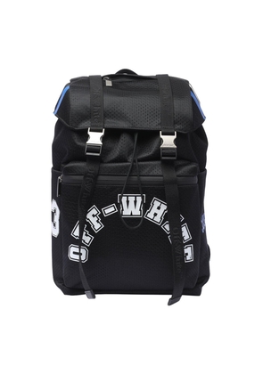 Off-White Logo Printed Buckled Backpack