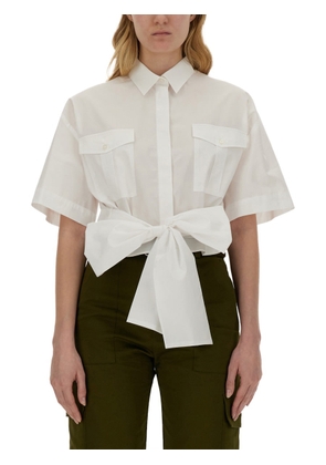 Msgm Shirt With Bow