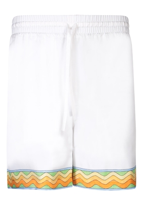 Casablanca Afro Cubism Tennis Club White/multicolor Shorts