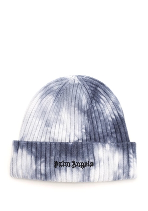 Palm Angels Logo Embroidered Beanie
