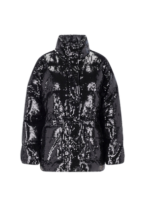 Michael Kors Sequin Embellished Puffer Jacket