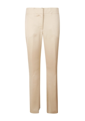 Genny High-Waist Plain Flare Trousers
