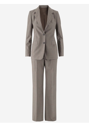 Tagliatore Virgin Wool Pinstripe Suit