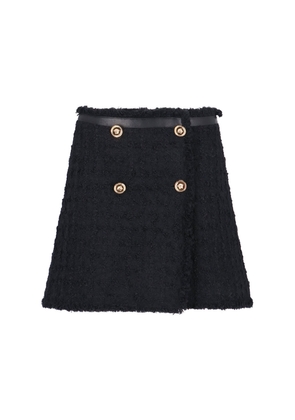 Versace Tweed Bouclè Mini Skirt
