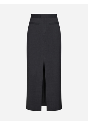Filippa K Wool-Blend Long Skirt
