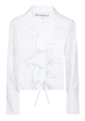 J.w. Anderson Bow Tie Cropped Shirt