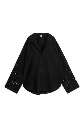Embroidered Shirt - Black