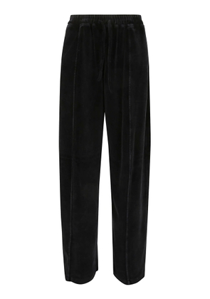 T By Alexander Wang Apple Logo Articulated Pull On Track Pant