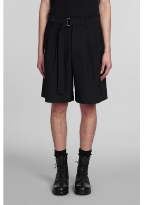 Attachment Shorts In Black Polyester