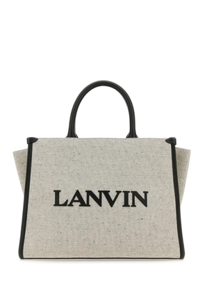 Lanvin Two-Tone Canvas Small In & Out Shopping Bag