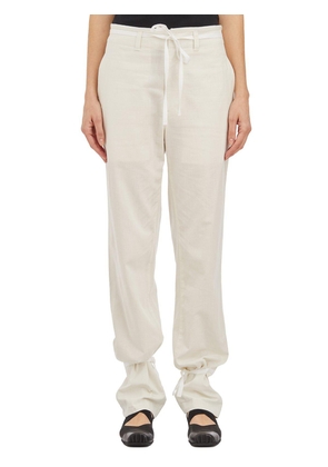 Lemaire Chambray Drawstring Tapered Trousers