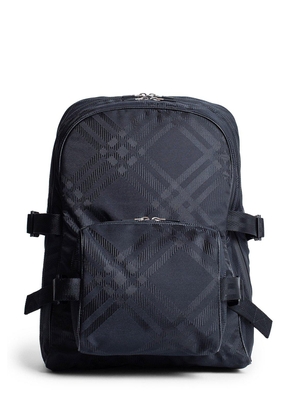 Burberry Check-Printed Jacquard Zipped Backpack