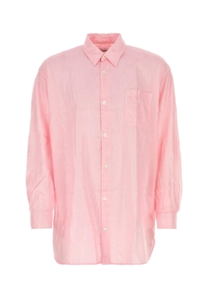 Our Legacy Pink Cotton Blend Darling Oversize Shirt