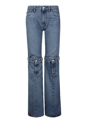 Coperni Mid-Rise Panelled Wide-Leg Jeans