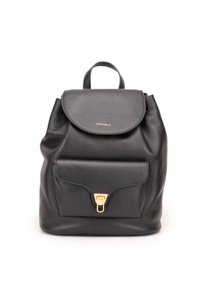 Coccinelle Hammered Leather Backpack