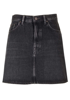 Acne Studios High-Waisted Denim Mini Skirt